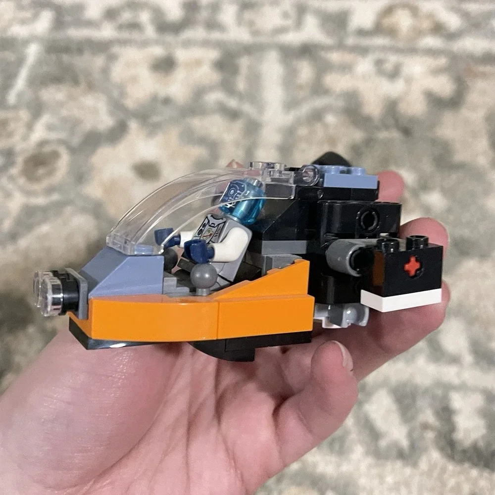 LEGO Creator: 3 In 1 Cyber Drone (31111) Incomplete For Parts - Picture 3 of 5